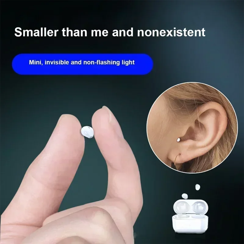 Open Ear Air Conduction Headphones - Earphone Tak Terlihat Baru Headphone Mini