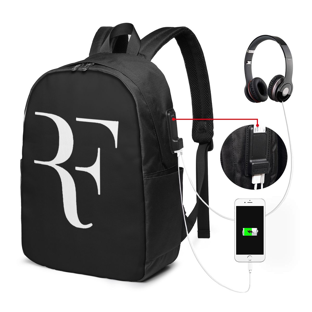 Laptops - Roger Federer Tas Ransel Travel Notebook