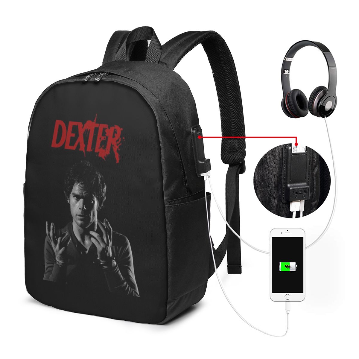 Laptops - Tas Ransel Film Dexter Morgan Tas