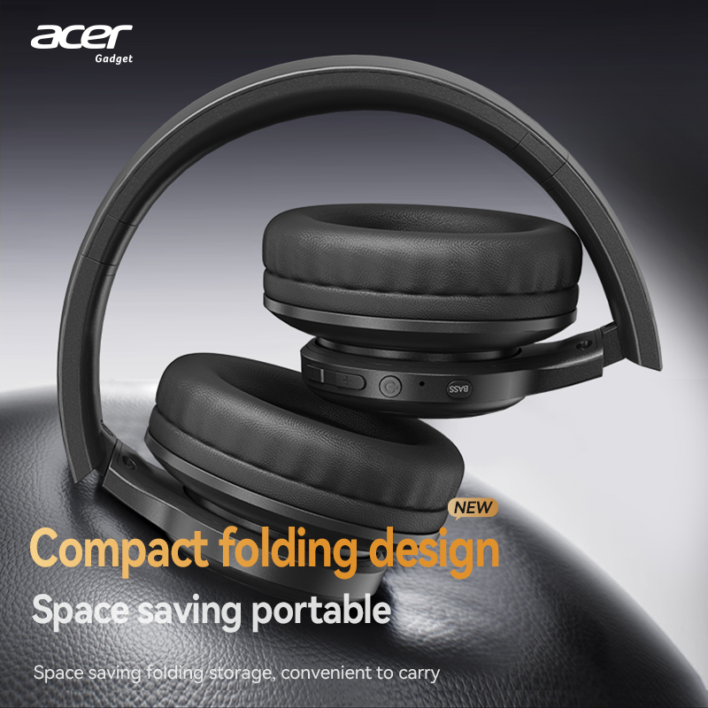 Headset Bluetooth Nirkabel Ace - Anc Wireless Over Ear Headphones ulasan dan harga