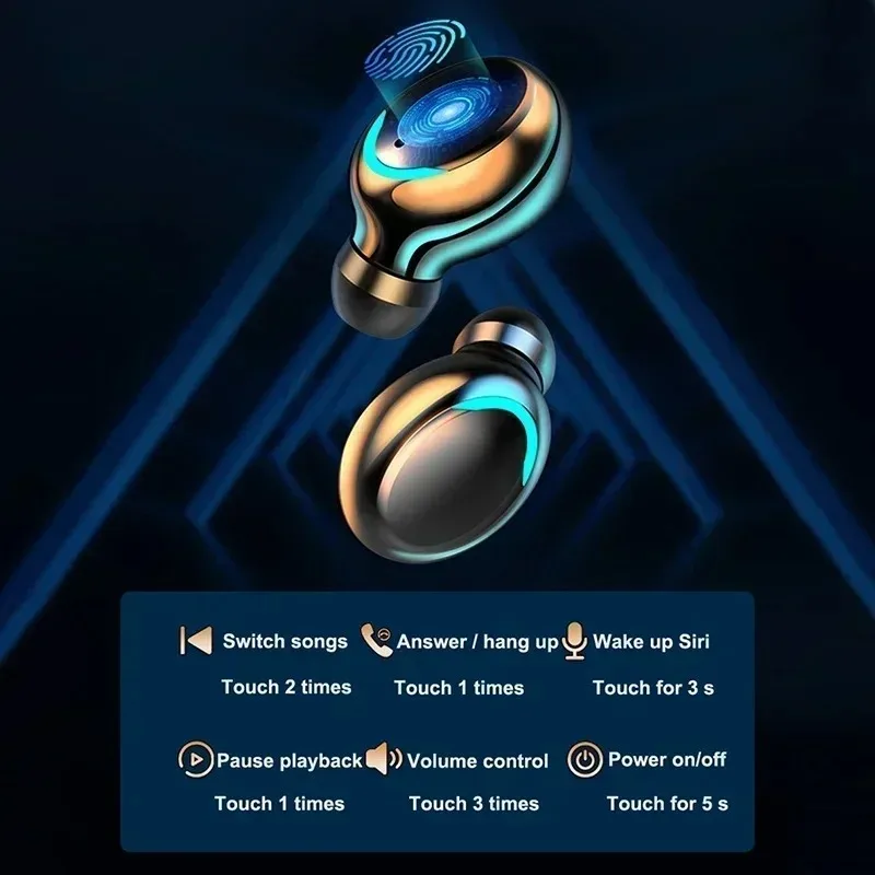 Headphone Bluetooth 9D Stereo  - Tws Earbuds Bluetooth 5.3 ulasan dan harga