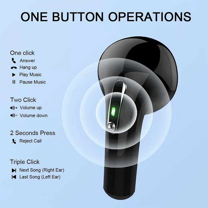 J97 TWS Earphone Bluetooth tan - Tws Earbuds Bluetooth 5.3 ulasan dan harga