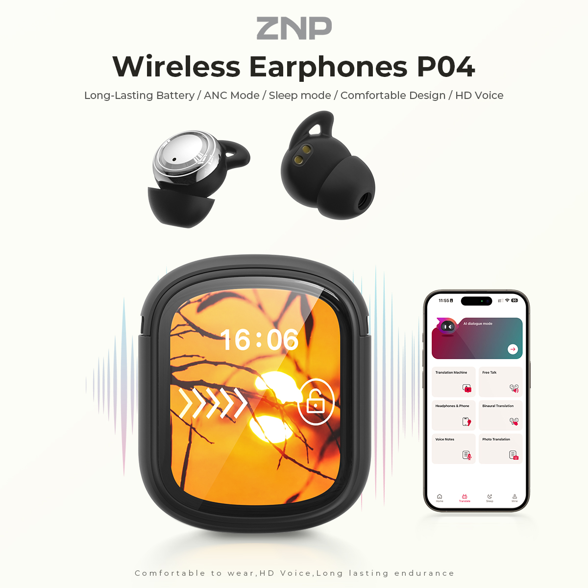 ZNP P04 Earbud Penenang Tidur  - Headphones ulasan dan harga