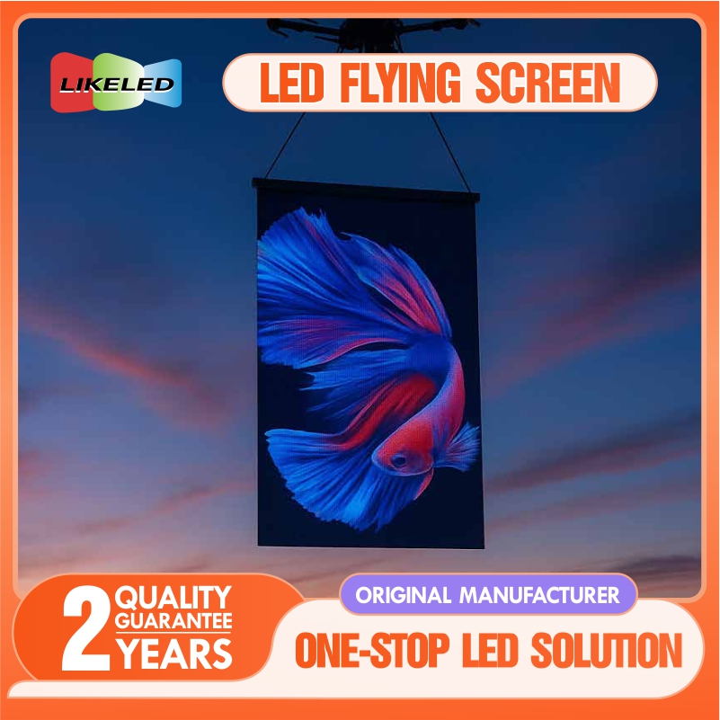 Layar LED Mesh Lipat P20 untuk - Drones ulasan dan harga