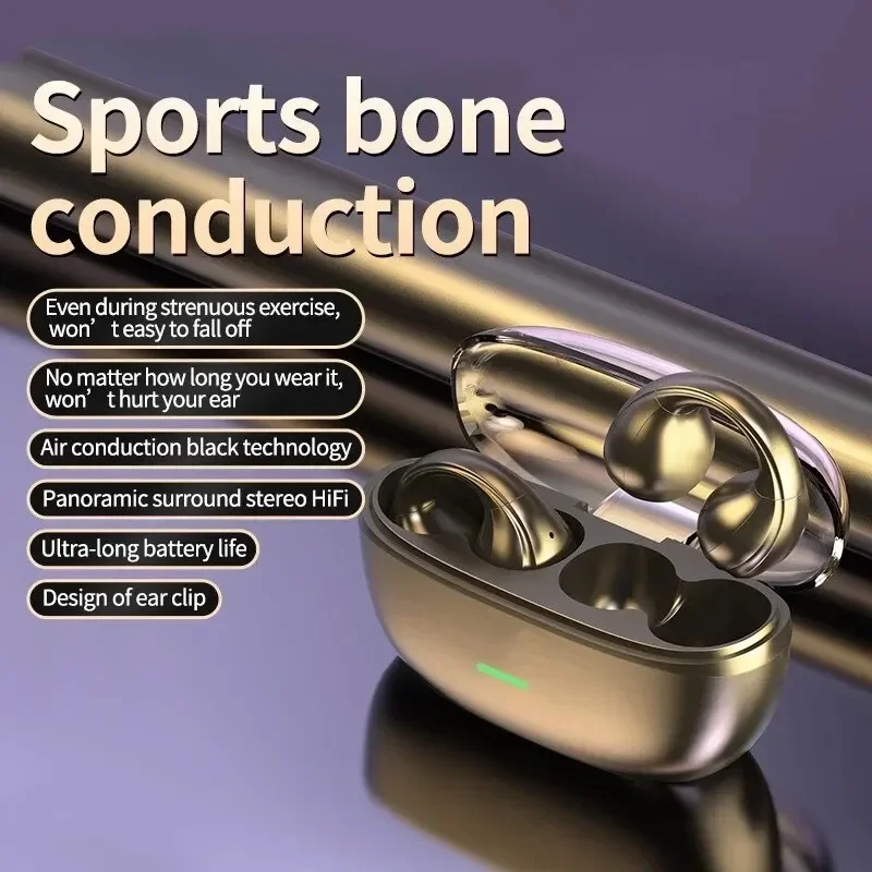 Headphone Nirkabel Bluetooth T - Bone Conduction Running Headphones ulasan dan harga