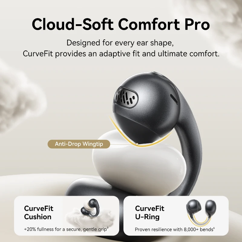 Baseus MC1 Pro Earphone Nirkab - Open Ear Air Conduction Headphones ulasan dan harga