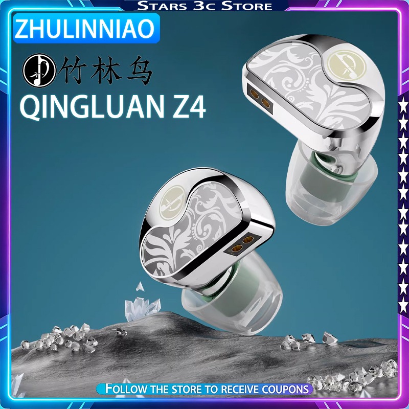 Earphone HIFI Zhulinniao Qingl - Planar Magnetic Iem Earphones ulasan dan harga