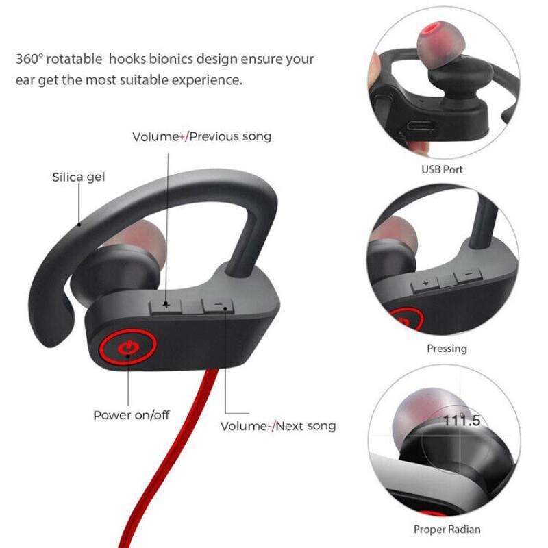 Earphone nirkabel Bluetooth 5. - Magnetic Neckband Sports Earphones ulasan dan harga