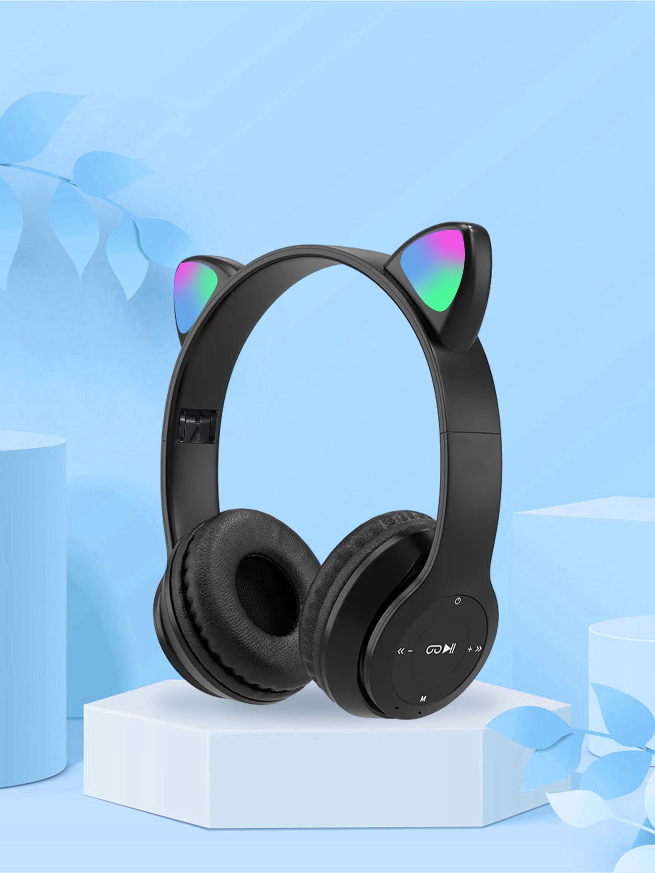 Headset Bluetooth Gaming denga - Cat Ear Bluetooth Headset Led ulasan dan harga